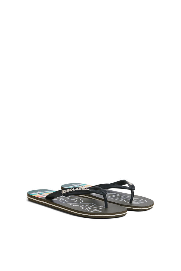 Jack & Jones Chanclas tipo flip-flop logo verde