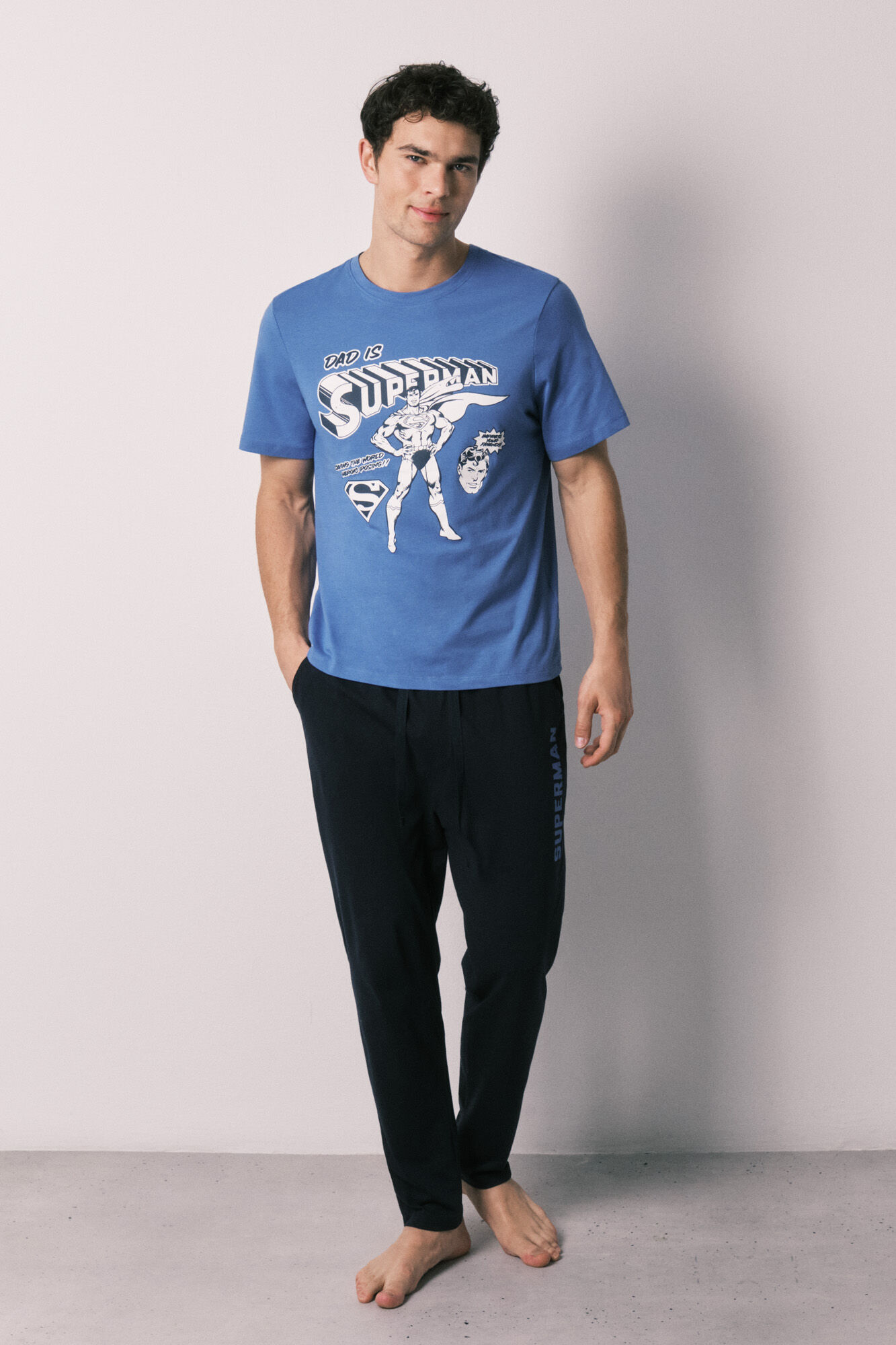 Women'secret 100% pamučna mu&scaron;ka duga pidžama Superman