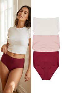 Trendyol Pack de 3 bragas altas invisibles