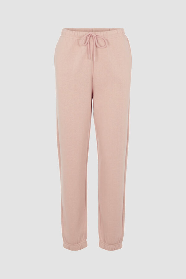 Pieces Pantal&oacute;n jogger felpa rosa