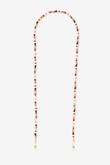 Vilanova Corrente para &oacute;culos com detalhes de cores vermelho