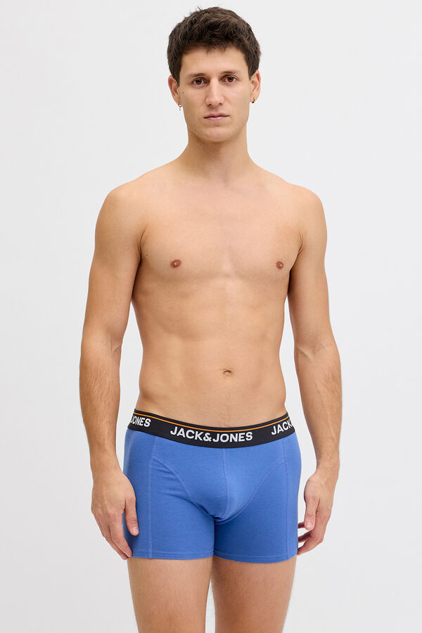 Jack & Jones Pack 5 boxers com logo azul