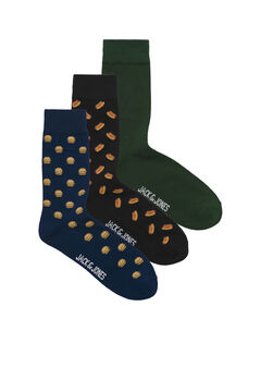 Jack & Jones Pack 3 meias estampadas