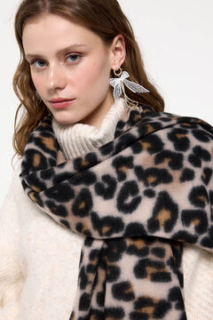 Pieces Bufanda fina de leopardo negro