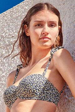 Gisela Top bikini bandeau aro silicona