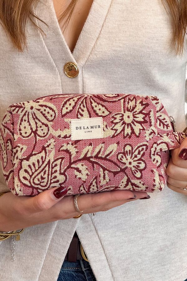 De La Mur Neceser Mediano Came coral