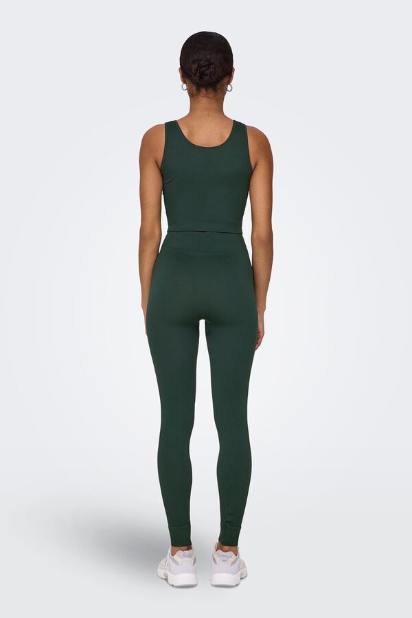 Only Play Seamless crop top bleu
