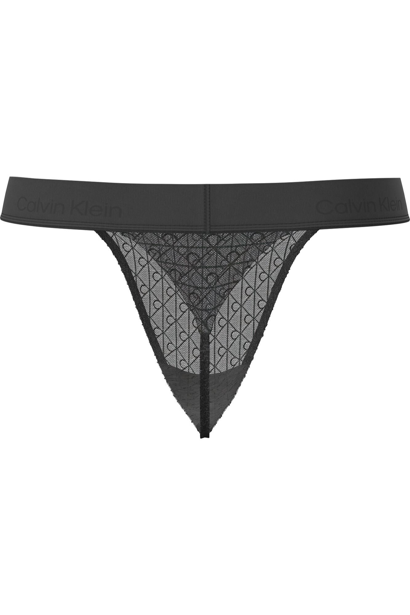 Calvin Klein Cueca fio tanga de microfibra