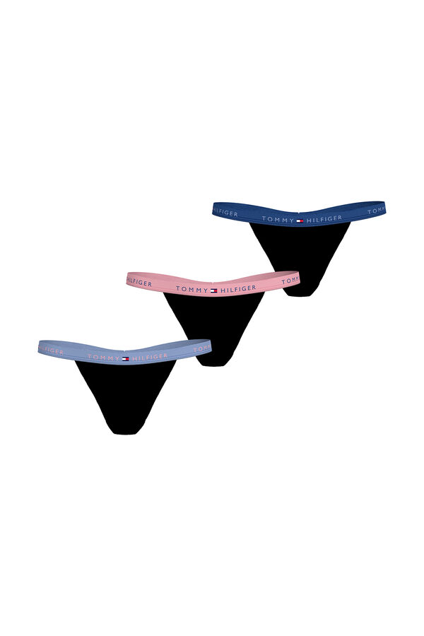 Tommy Jeans Pack of 3 colored thongs printed