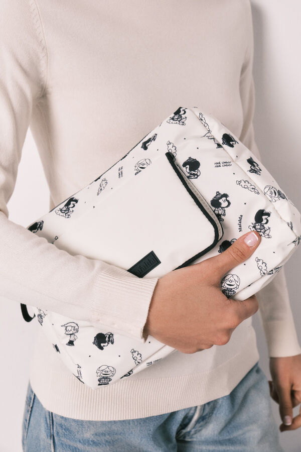 Women'secret Beli najlonski veliki neseser Mafalda Bež