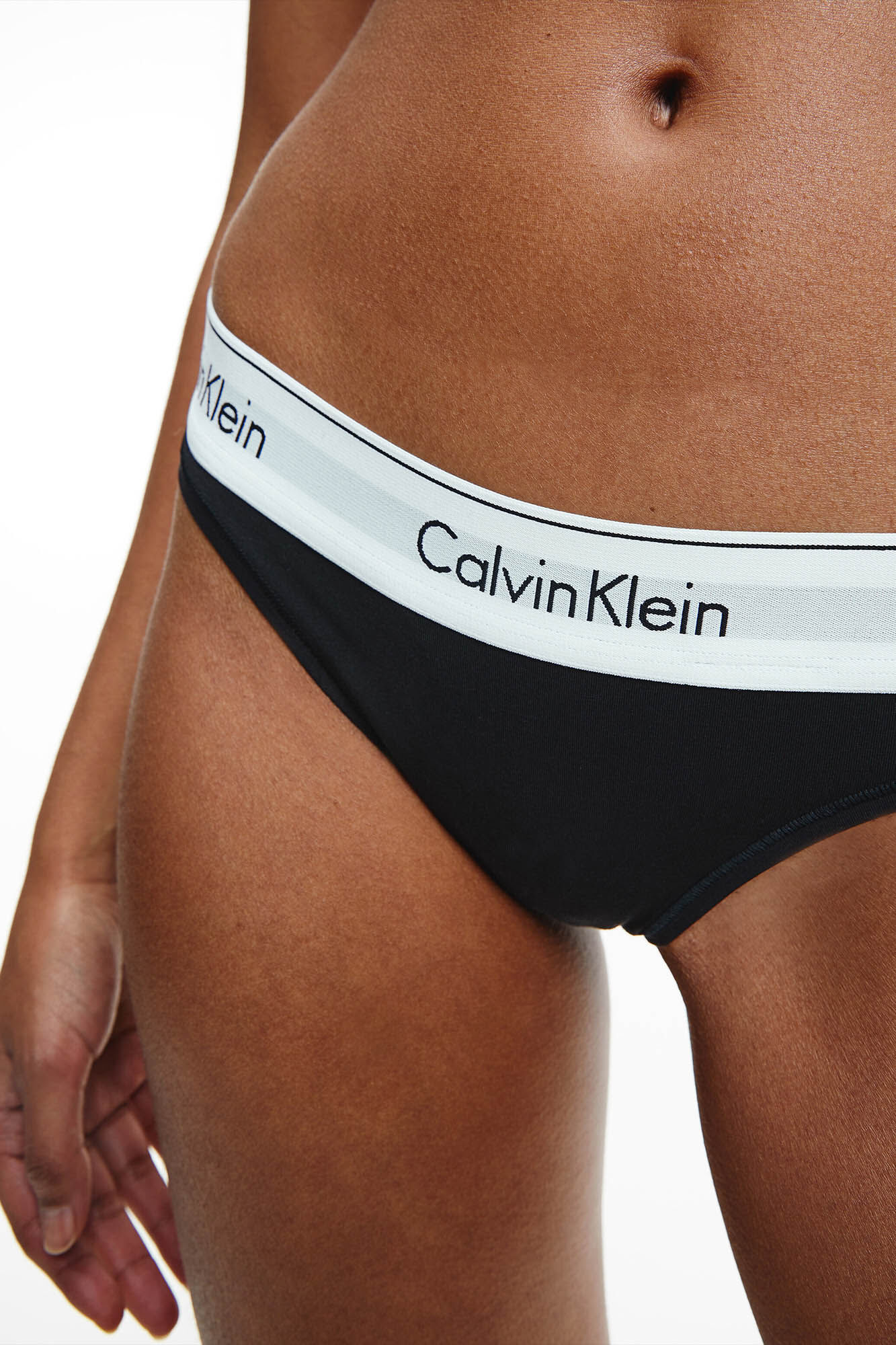 Calvin Klein Tanga cinturilla el&aacute;stica Modern Cotton