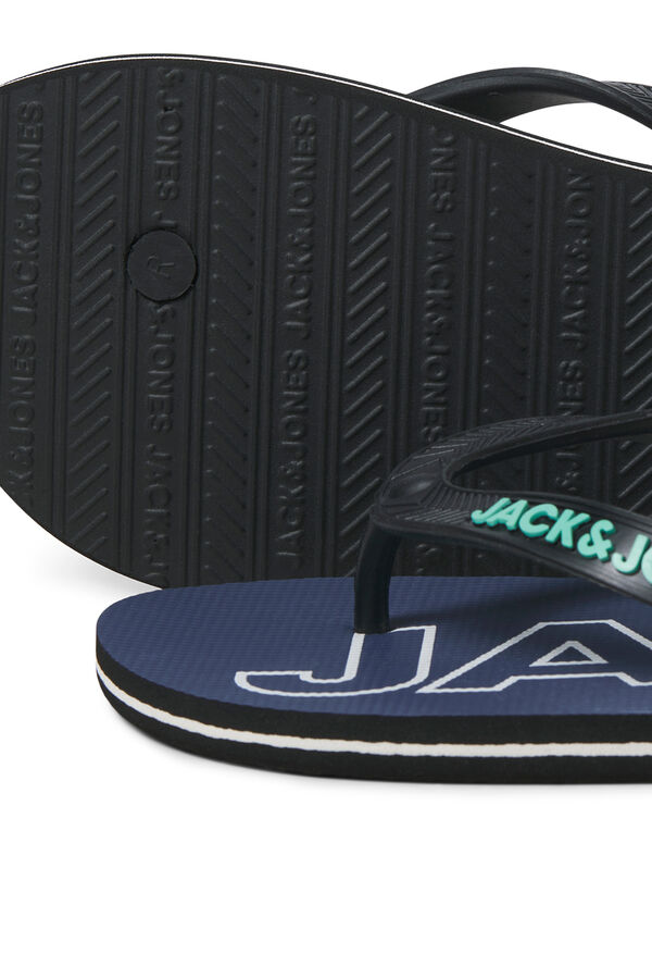 Jack & Jones Chanclas tipo flip-flop logo azul