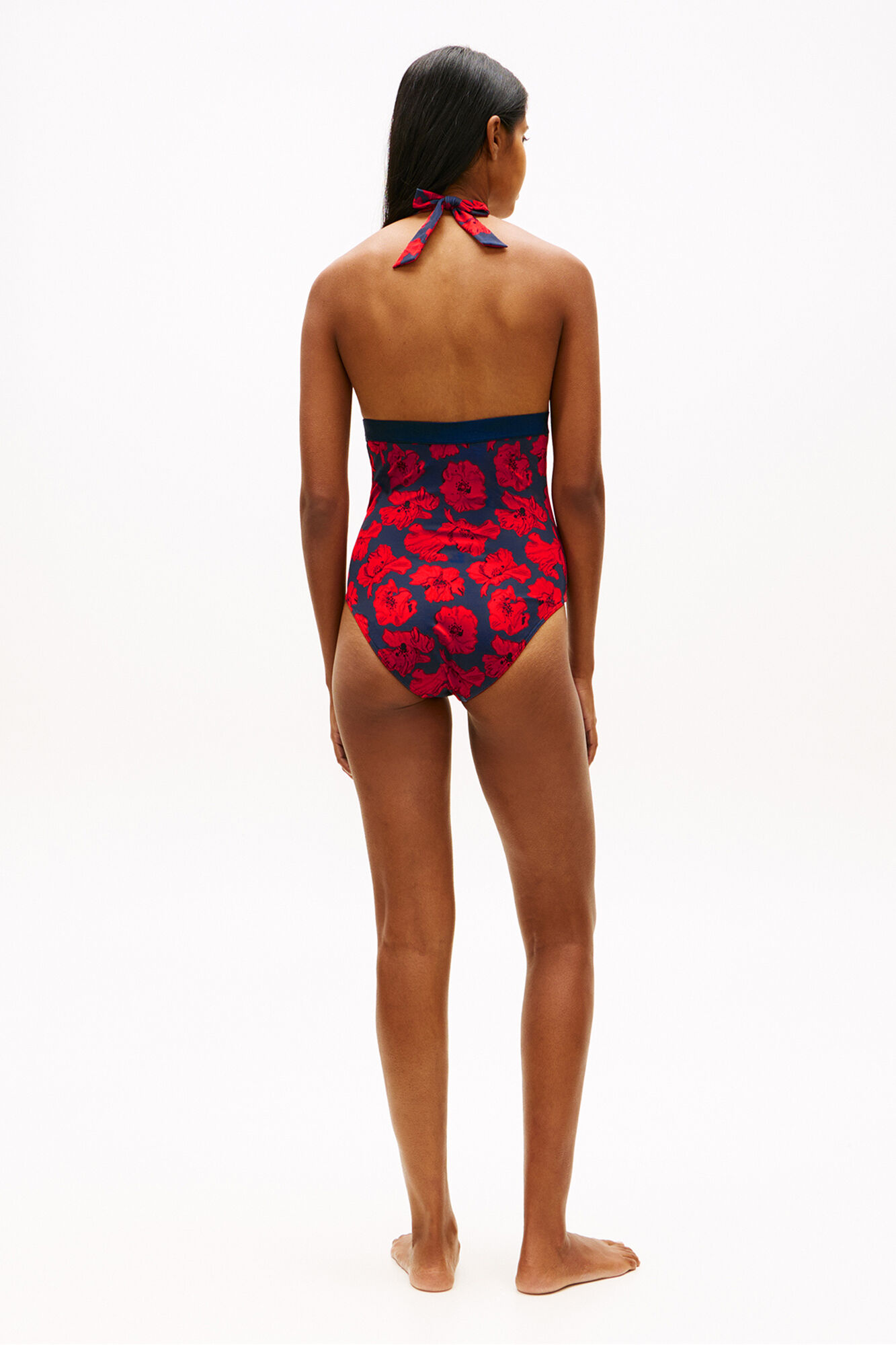 Tommy Hilfiger Ba&ntilde;ador halter estampado floral