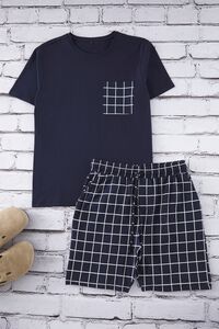 Trendyol Conjunto de pijama corto cuadros