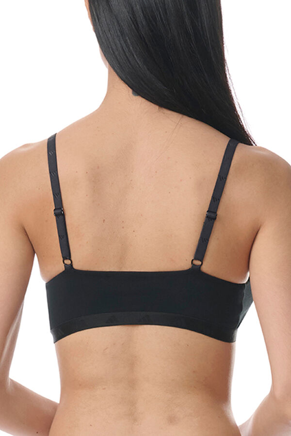 Adidas Sujetador active essential cotton  negro