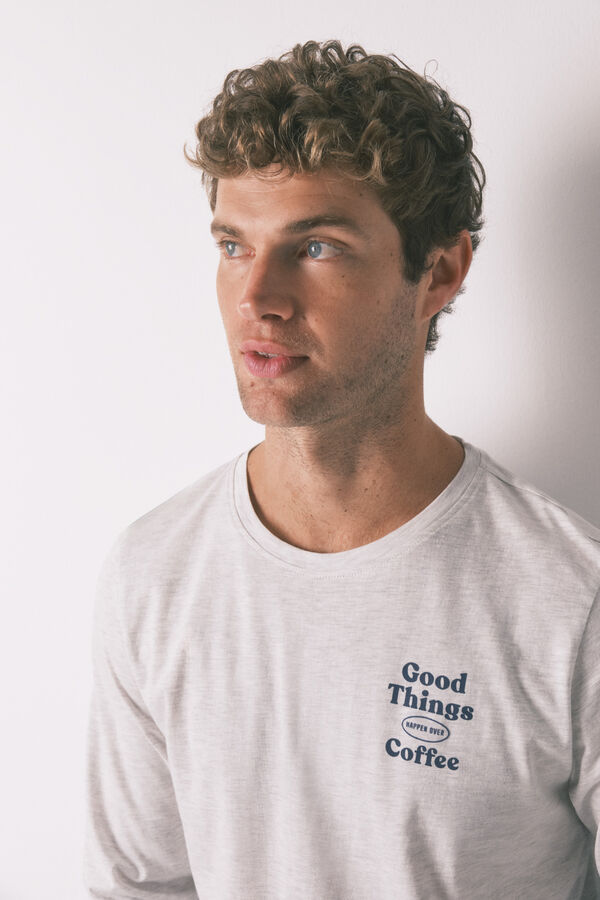 Women'secret Duga pidžama  Siva