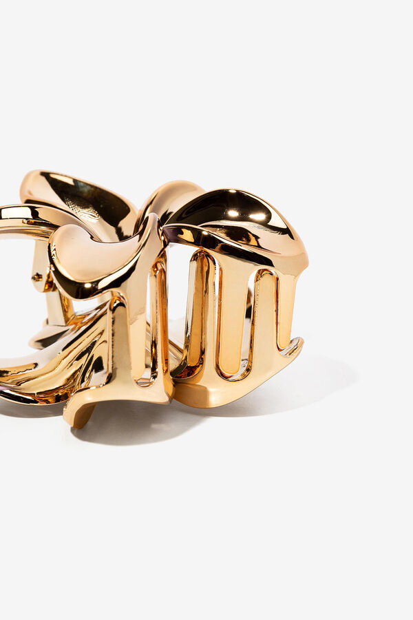 Vilanova Metallic Flower Hair Clip Žuta