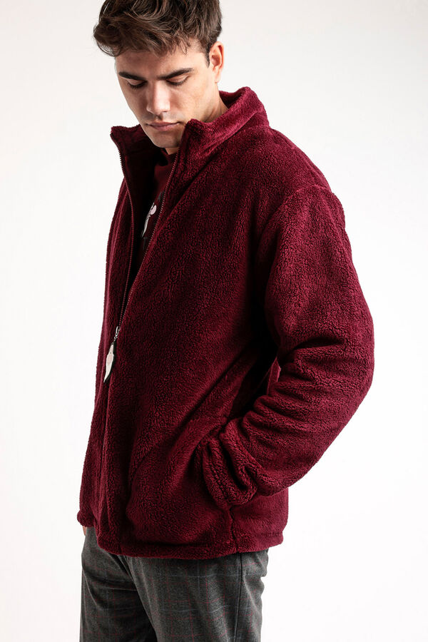 Admas Short long sleeve furry fabric robe Grumpy imprim&eacute;