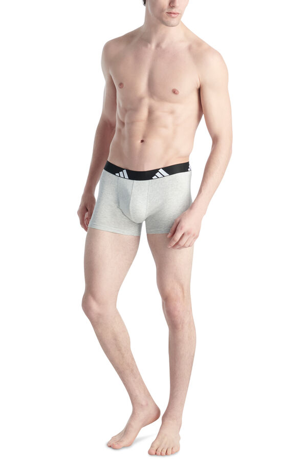 Adidas Pack de 2 b&oacute;xers de algod&oacute;n Active Flex estampado