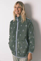 Women'secret Kućni ogrtač od cvetnog flisa Print