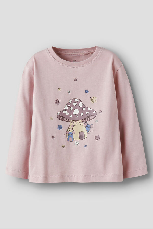 Name it Camiseta de manga larga de ni&ntilde;a rosa