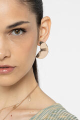 Vilanova Pendientes medianos dorados. Cierre con tap&oacute;n. yellow