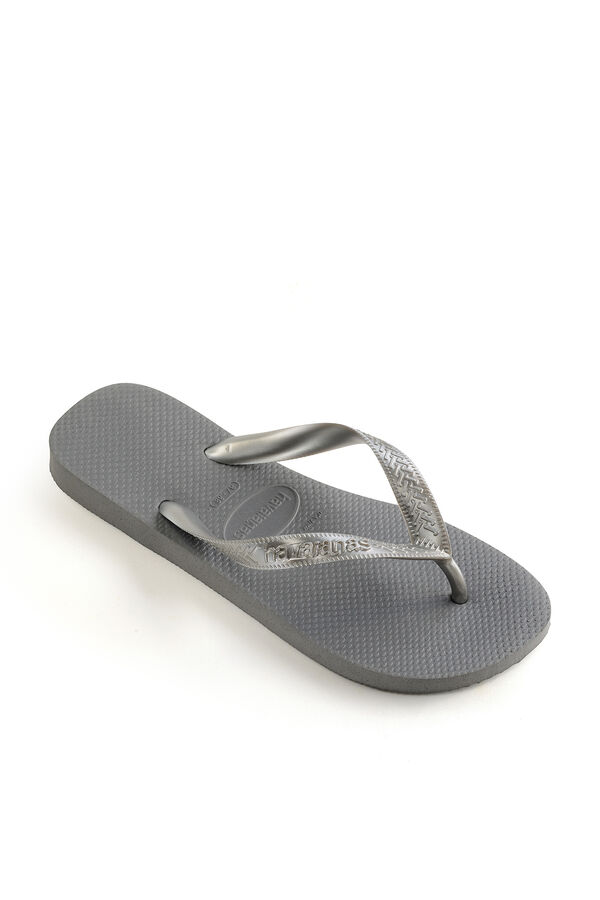 Havaianas Chinelos Hav. Top cinza com al&ccedil;as cinzento