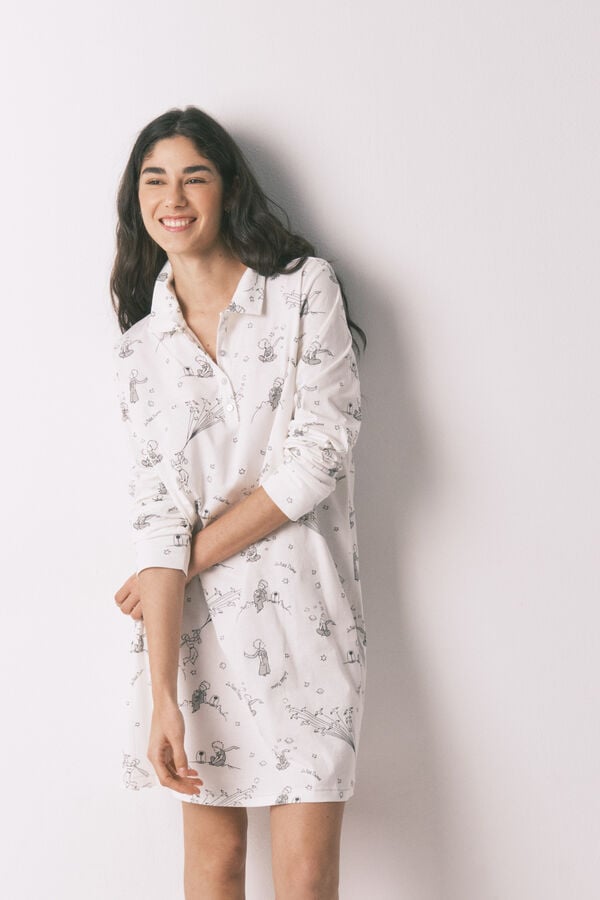 Women'secret 100% pamučna kratka spavaćica sa printom Mali Princ Print