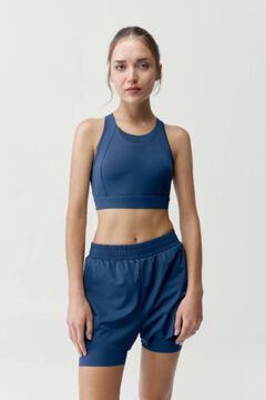 Born Living Yoga Top deportivo Bikila Azul marino