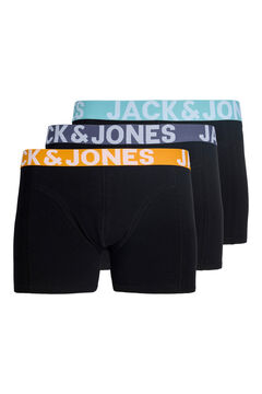 Jack & Jones Pack 3 boxers em algod&atilde;o