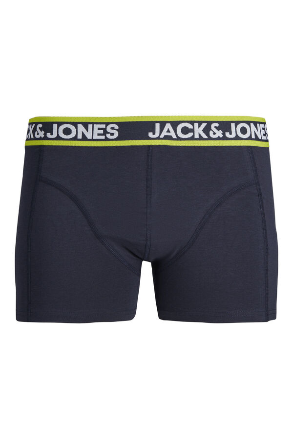 Jack & Jones Pack 3 boxers algod&oacute;n azul