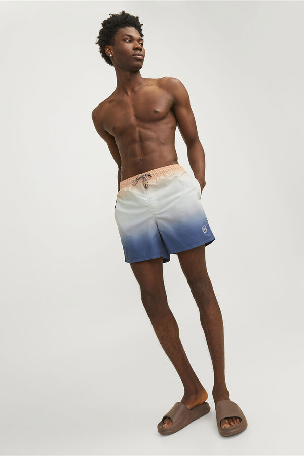 Jack & Jones Men's tie dye swim shorts pink