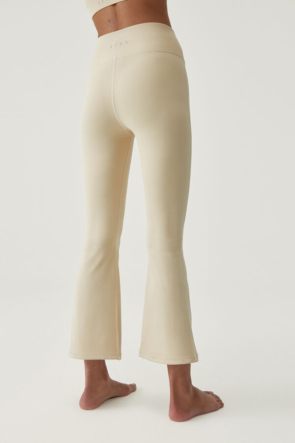 Born Living Yoga Legging Jin Flare Oat Milk  brown