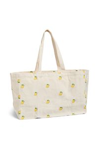 Pieces Mala tote bag em algod&atilde;o org&acirc;nico