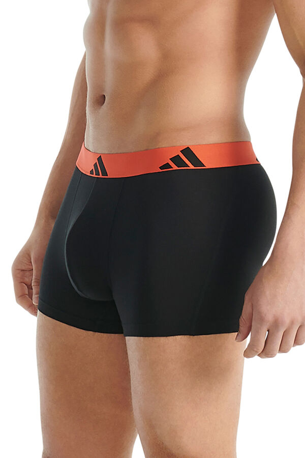 Adidas Pack de 3 b&oacute;xers de algod&oacute;n Active Flex estampado