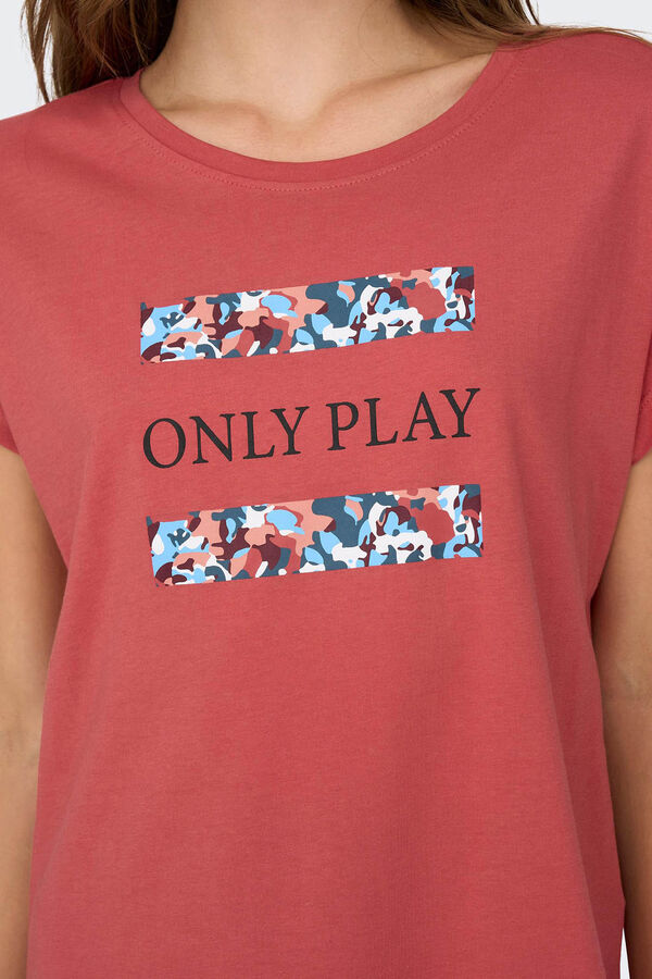 Only Play Camiseta only play burgundy