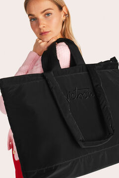 Victoria Bolso shopper de nylon negro negro