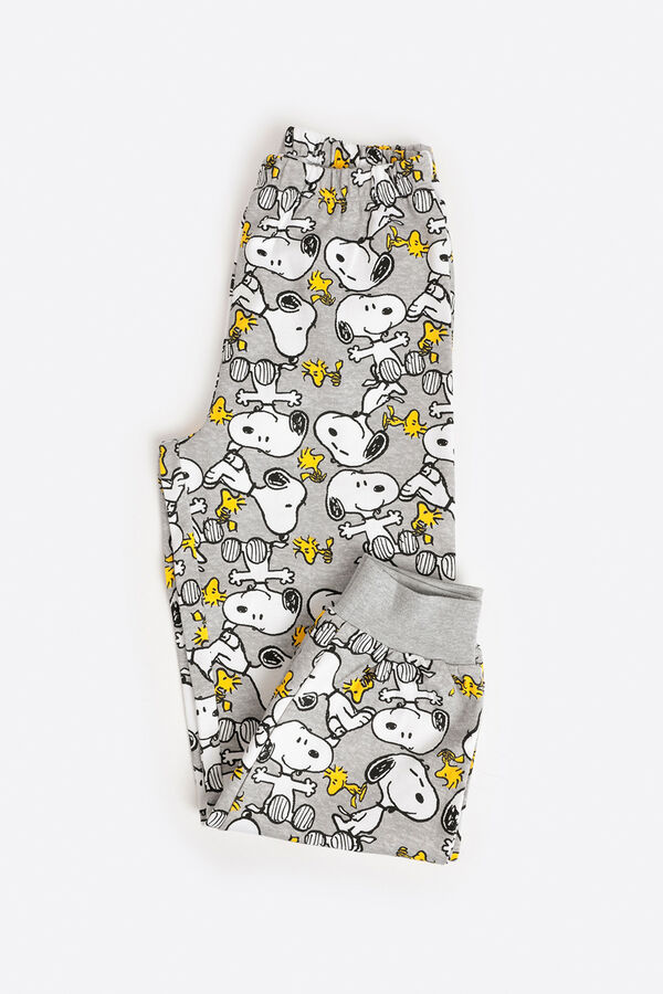 Admas Pijama Family Snoopy Funny para ni&ntilde;o&nbsp; gris
