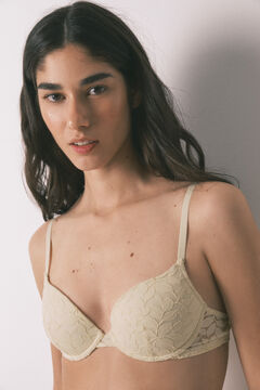 Women'secret B&eacute;zs csipk&eacute;s klasszikus szivacsos BEAUTIFUL melltart&oacute;