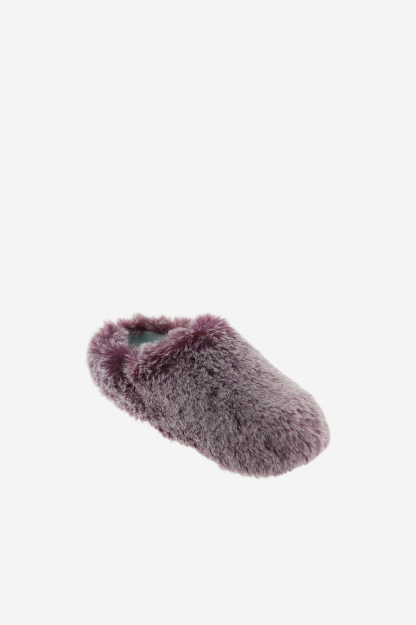 Victoria Victoria Norte fur slippers Bordo