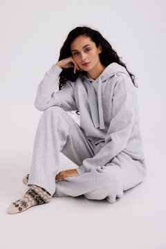 Pieces Sudadera con capucha detalle de lurex