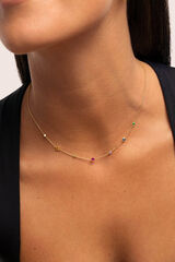 Singularu Collar Orbit Multicolor Ba&ntilde;o Oro amarillo