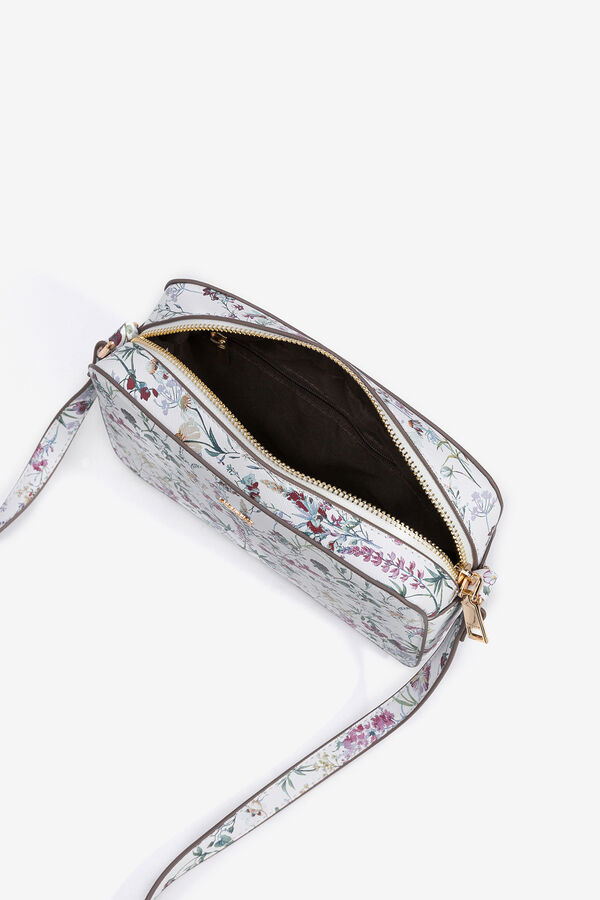 Vilanova Floral print crossbody bag white