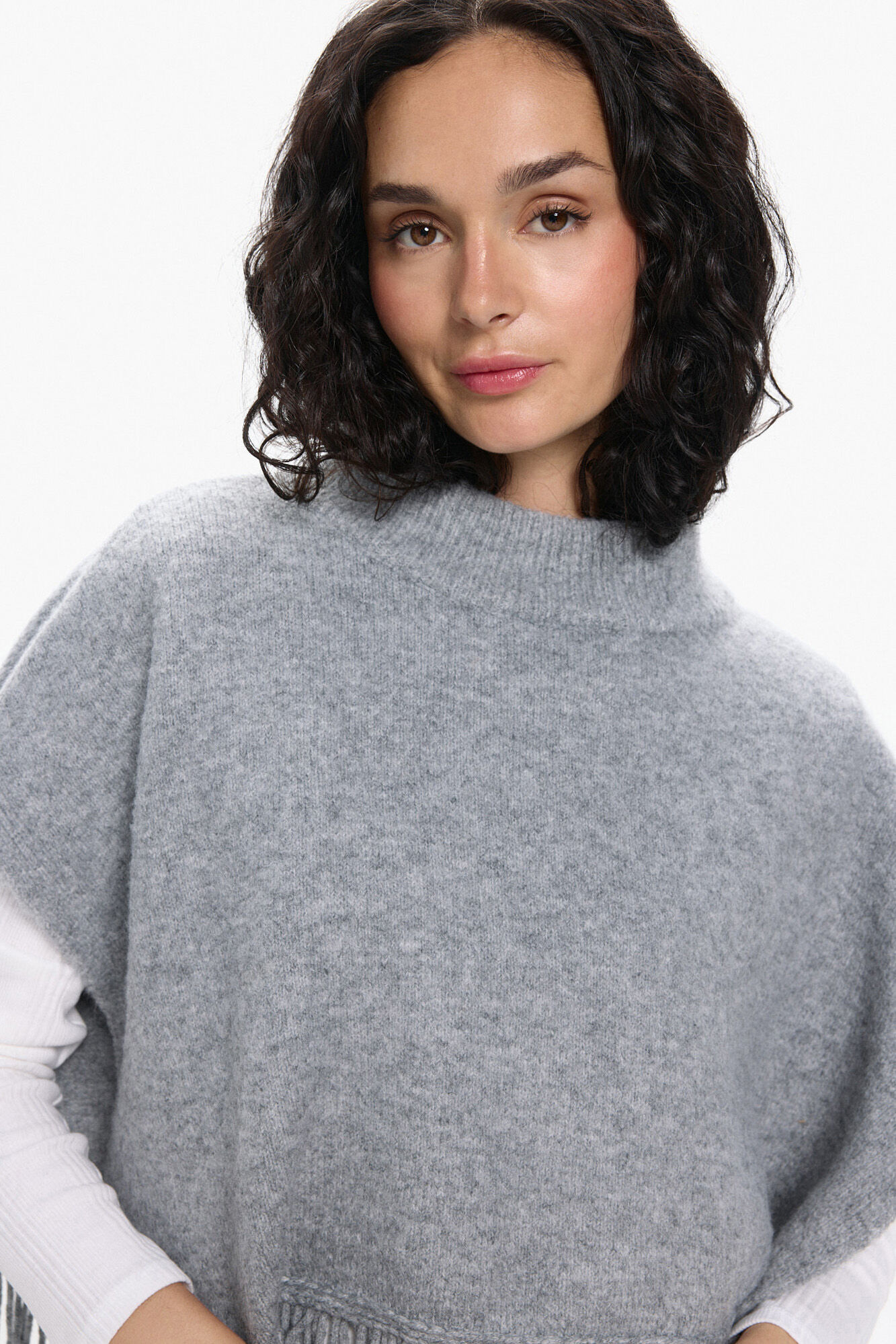 Fringed poncho