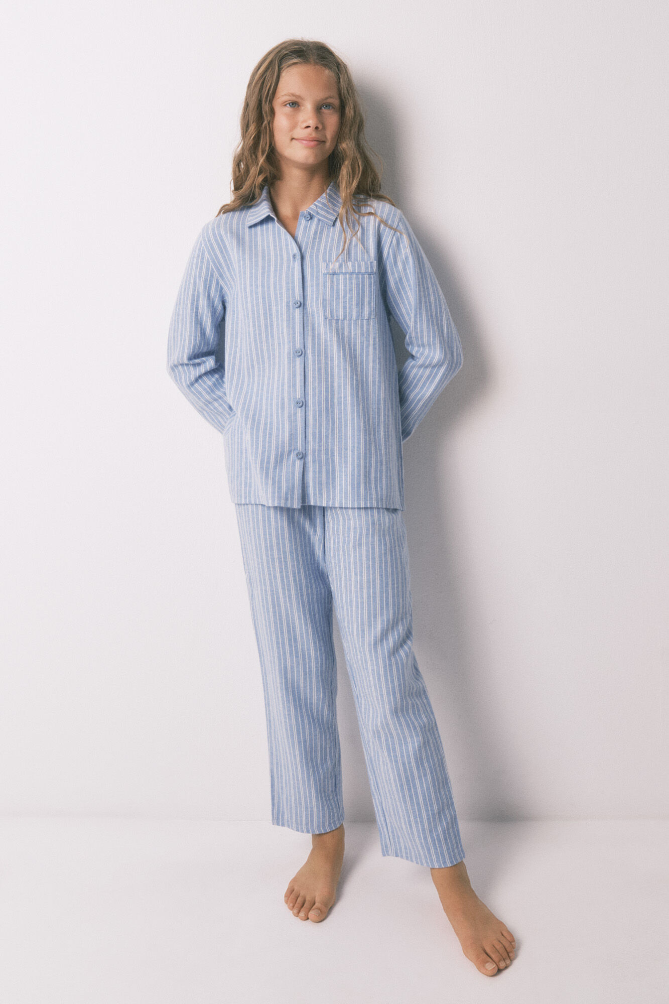 Women'secret Dečija pidžama na pruge, 100% pamuk