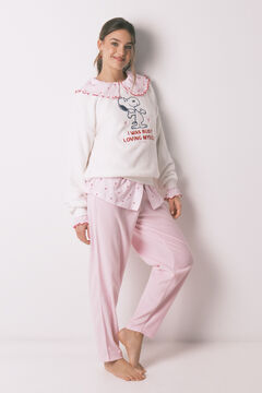 Women'secret Snoopy duga pidžama od flisa