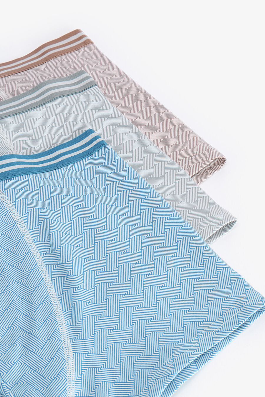 Pack 3 boxer rayas zigzag