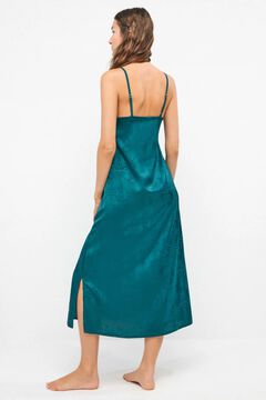 Gisela Camis&oacute;n jacquard sat&eacute;n print floral