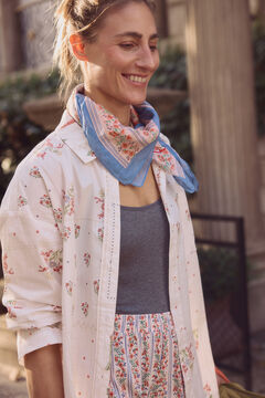 Women'secret Len&ccedil;o estampado de riscas multicolor