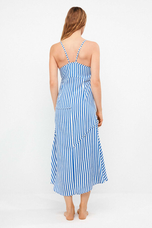 Gisela Strappy long dress printed